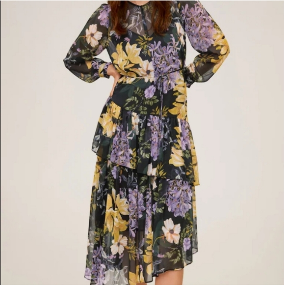 MANGO floral dress - Picture 7 of 12
